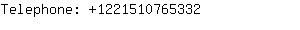 Telephone: 122151076....