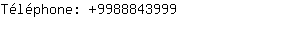 Téléphone: 998884....