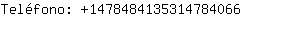 Teléfono: 147848413531478....