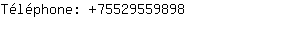 Téléphone: 7552955....