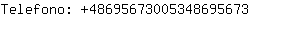 Telefono: 4869567300534869....