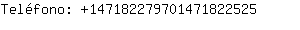 Teléfono: 14718227970147182....