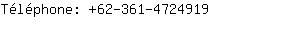 Tlphone: 62-361-472....