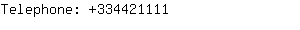 Telephone: 33442....