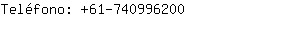 Teléfono: 61-74099....