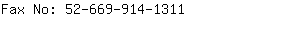 Fax No: 52-669-914-....