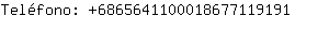 Telfono: 686564110001867711....