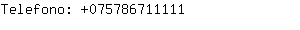 Telefono: 07578671....