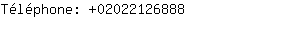 Téléphone: 0202212....
