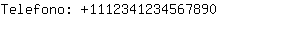 Telefono: 111234123456....