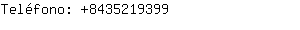 Teléfono: 843521....
