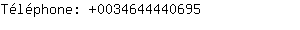 Tlphone: 003464444....