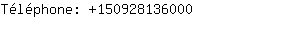 Téléphone: 15092813....