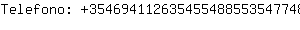 Telefono: 35469411263545548855354774....