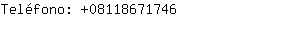 Telfono: 0811867....