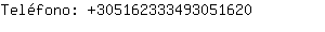 Teléfono: 30516233349305....