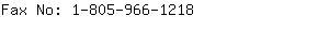 Fax No: 1-805-966-....