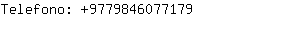 Telefono: 977984607....