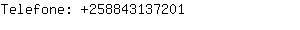 Telefone: 25884313....