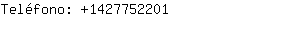 Teléfono: 142775....