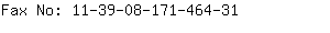 Fax No: 11-39-08-171-46....