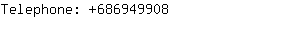 Telephone: 68694....