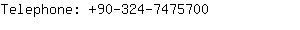 Telephone: 90-324-747....