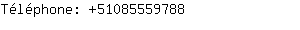 Téléphone: 5108555....