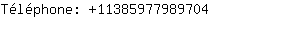 Tlphone: 1138597798....