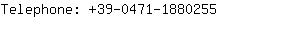 Telephone: 39-0471-188....