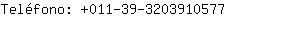 Telfono: 011-39-320391....