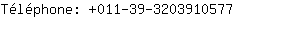 Tlphone: 011-39-320391....