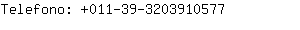Telefono: 011-39-320391....