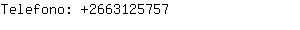 Telefono: 266312....