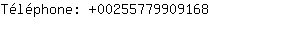 Tlphone: 0025577990....