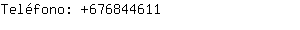Teléfono: 67684....