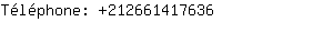 Tlphone: 21266141....