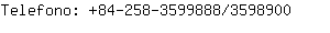 Telefono: 84-258-3599888/359....