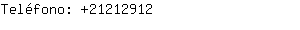 Teléfono: 2121....