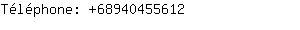 Téléphone: 6894045....
