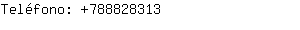 Teléfono: 78882....