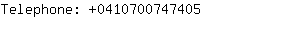 Telephone: 041070074....