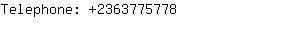 Telephone: 236377....