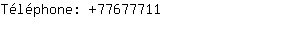 Téléphone: 7767....