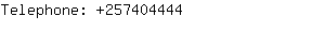 Telephone: 420-257-404....