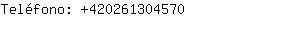 Teléfono: 42026130....