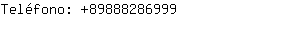 Teléfono: 8988828....
