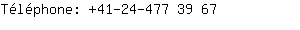 Tlphone: 41-24-477 3....