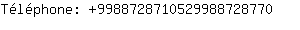 Tlphone: 998872871052998872....