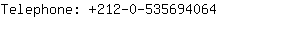 Telephone: 212-0-53569....